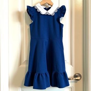 Janie and Jack Girls Blue Dress size 8